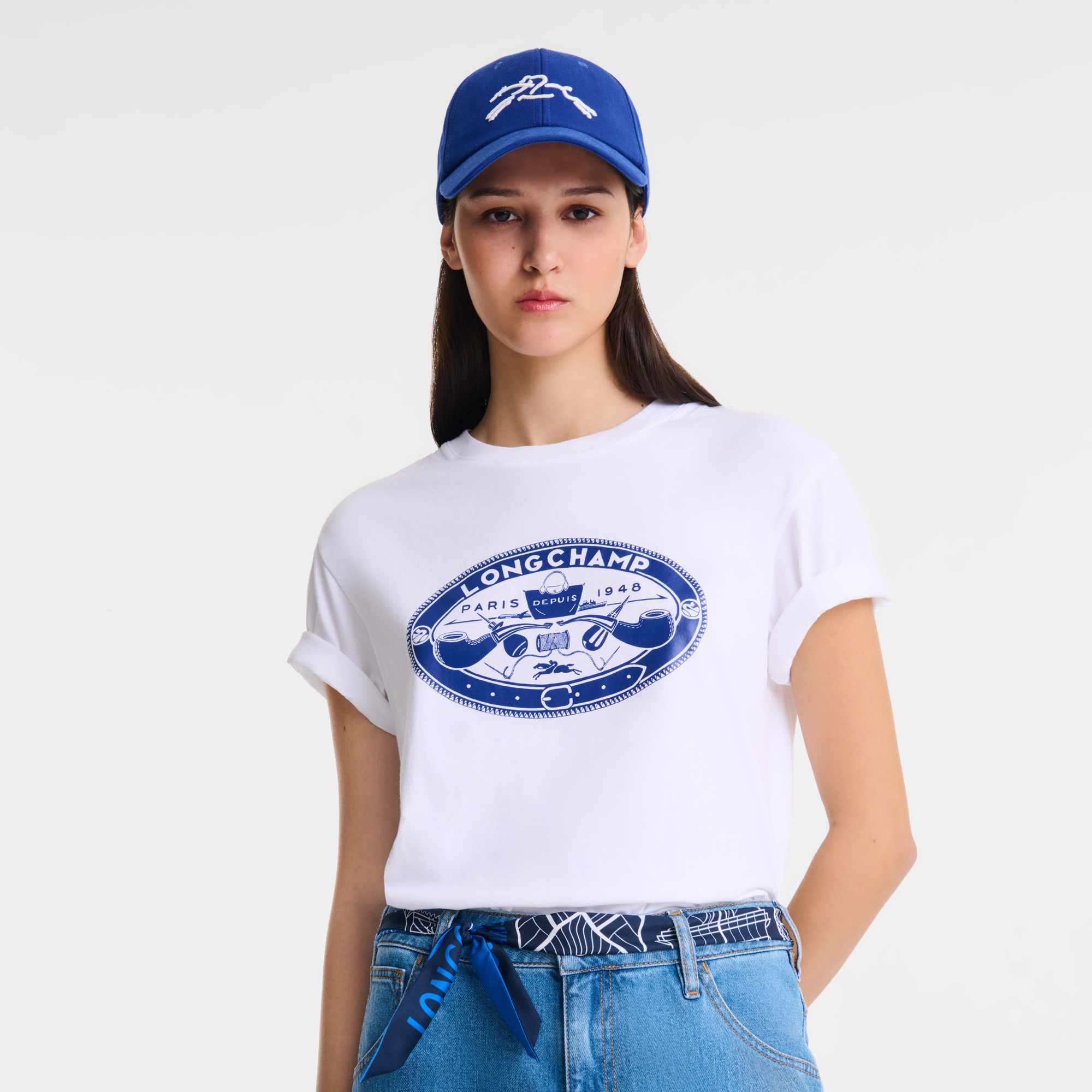 T-shirt / White - Printed jersey - Image 4