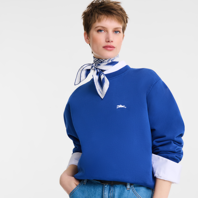 Sweatshirt / Cobalt - Printed jersey - Image 7