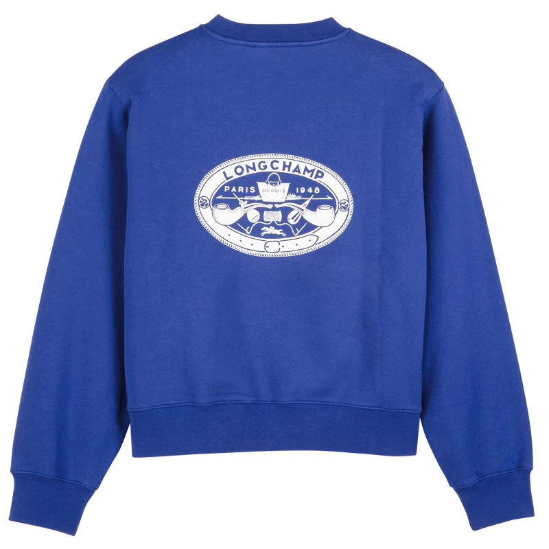 Sweatshirt / Cobalt - Printed jersey - Image 5