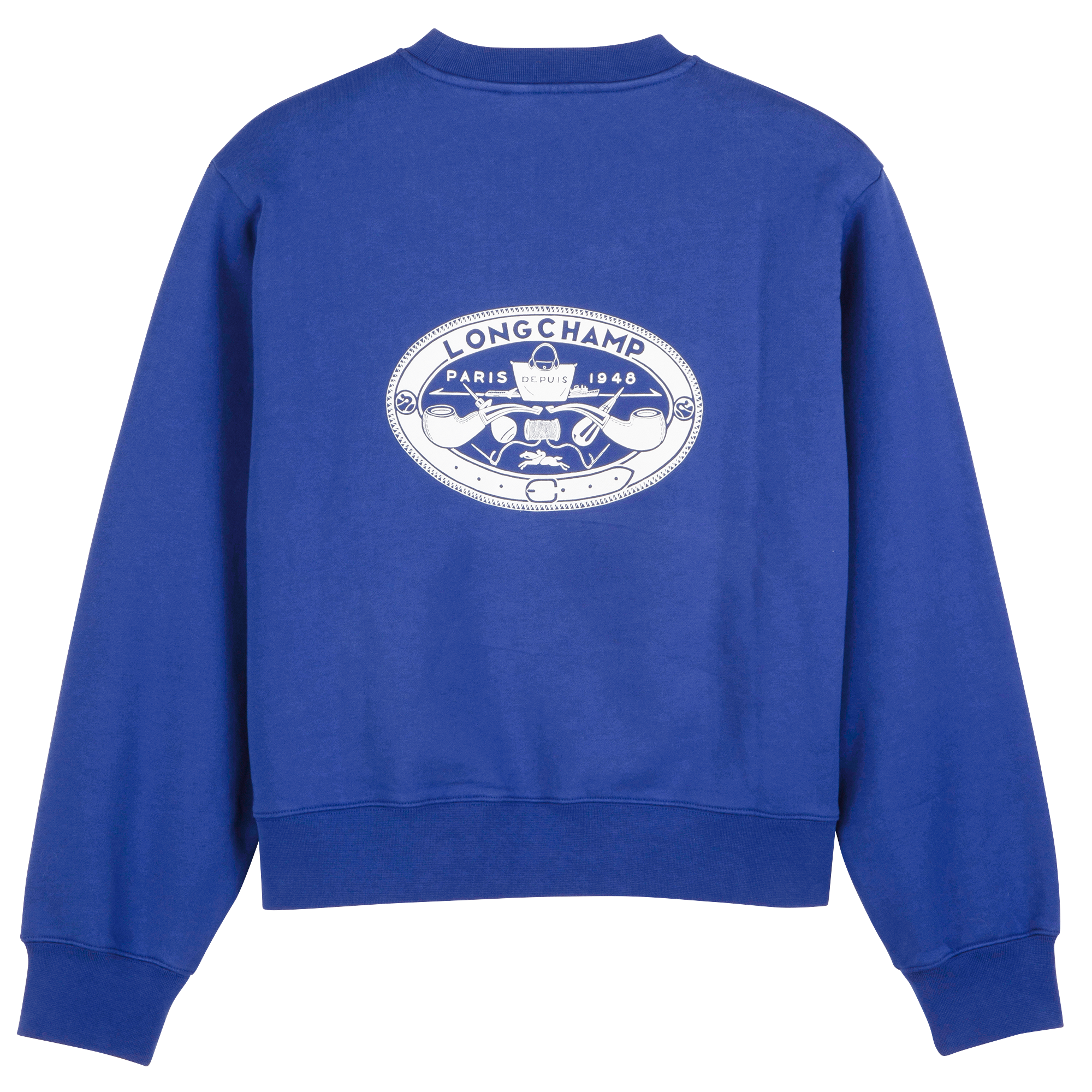 Sweatshirt / Cobalt - Printed jersey - Image 2