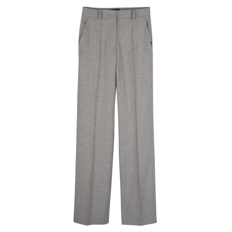 Trousers / Grey - Flannel - Image 8