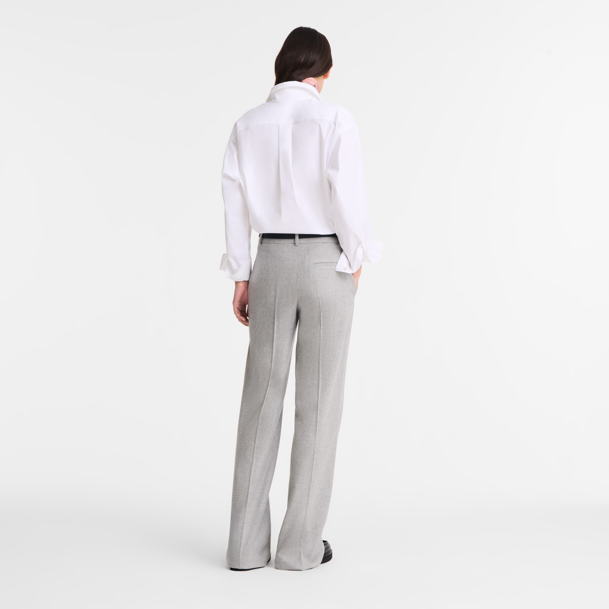 Trousers / Grey - Flannel - Image 3