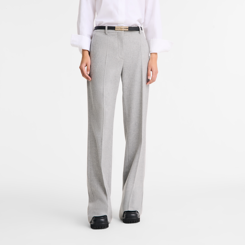 Trousers / Grey - Flannel - Image 6