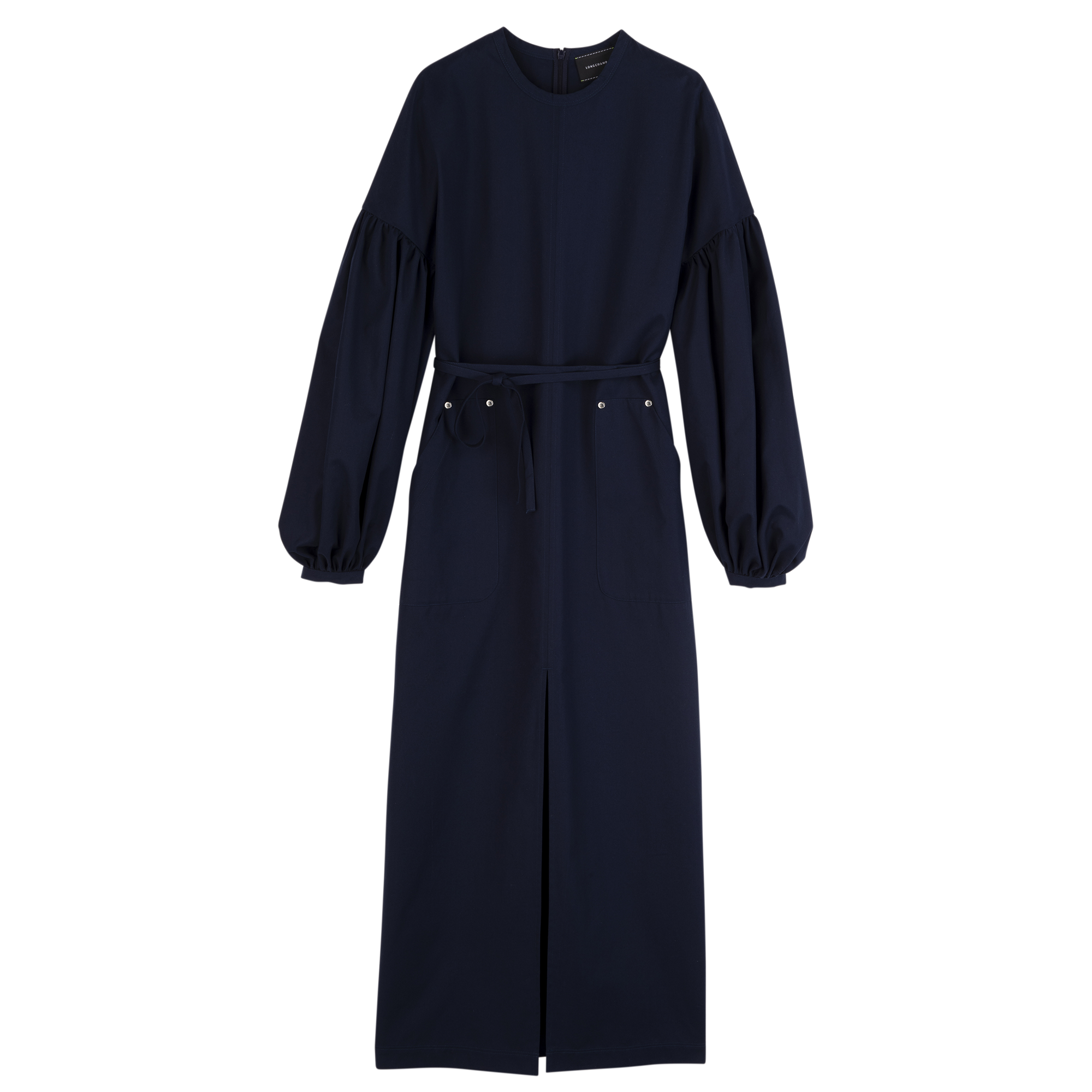 Dress / Navy - Popelin