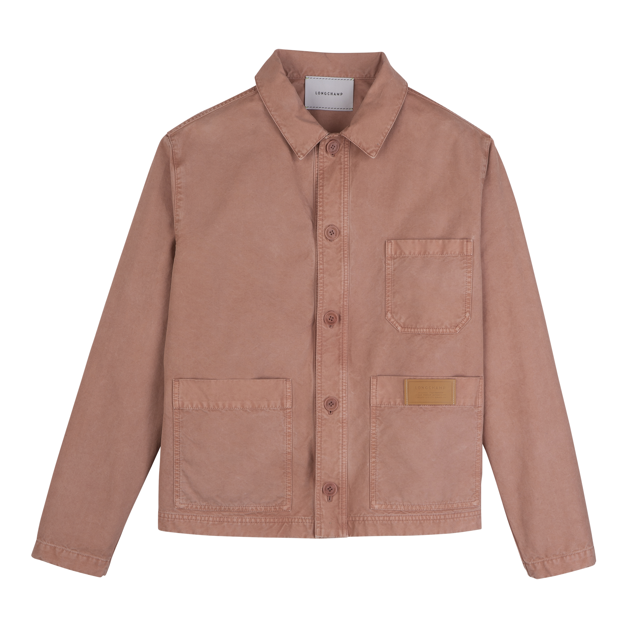 Jacket / Pink Tea - Overdyed cotton