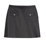 Skirt / Black - Leather