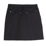 Skirt / Black - Techno satin