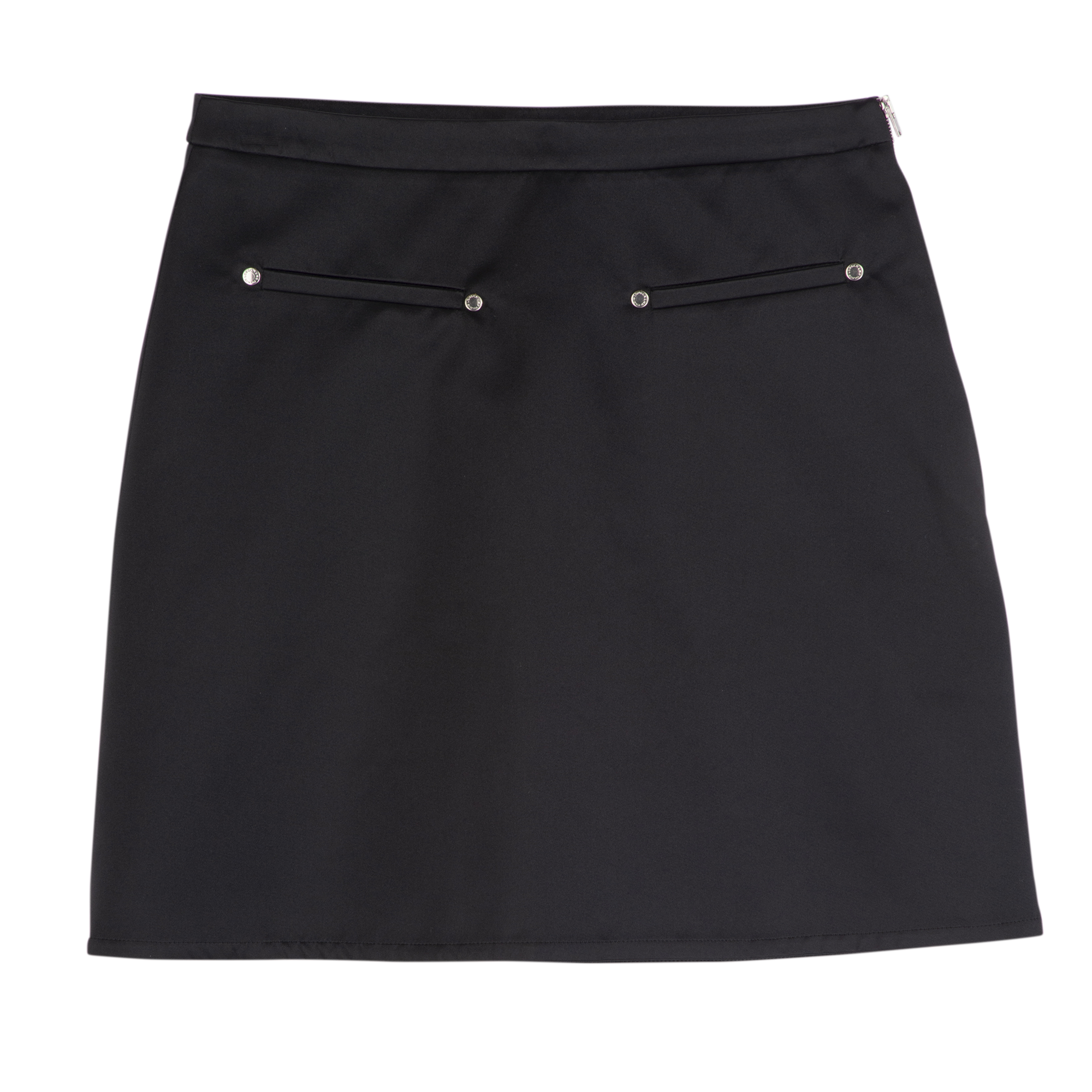 Skirt / Black - Techno satin
