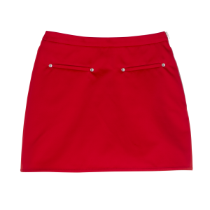 Skirt / Red - Techno satin