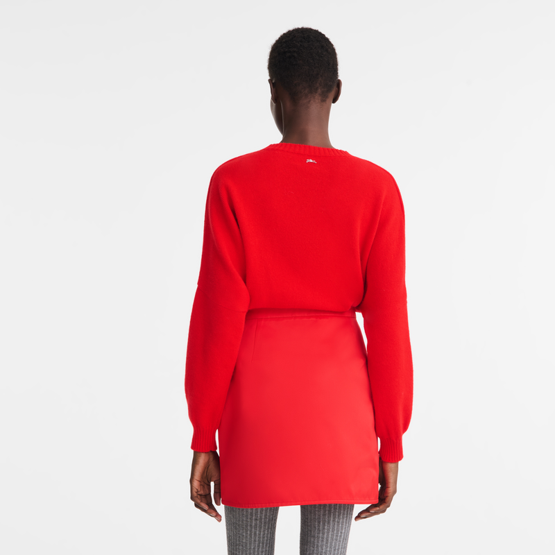 Skirt / Pink Tea - Techno satin - Image 8