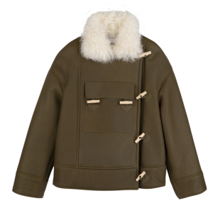 Coat / Olive - Leather