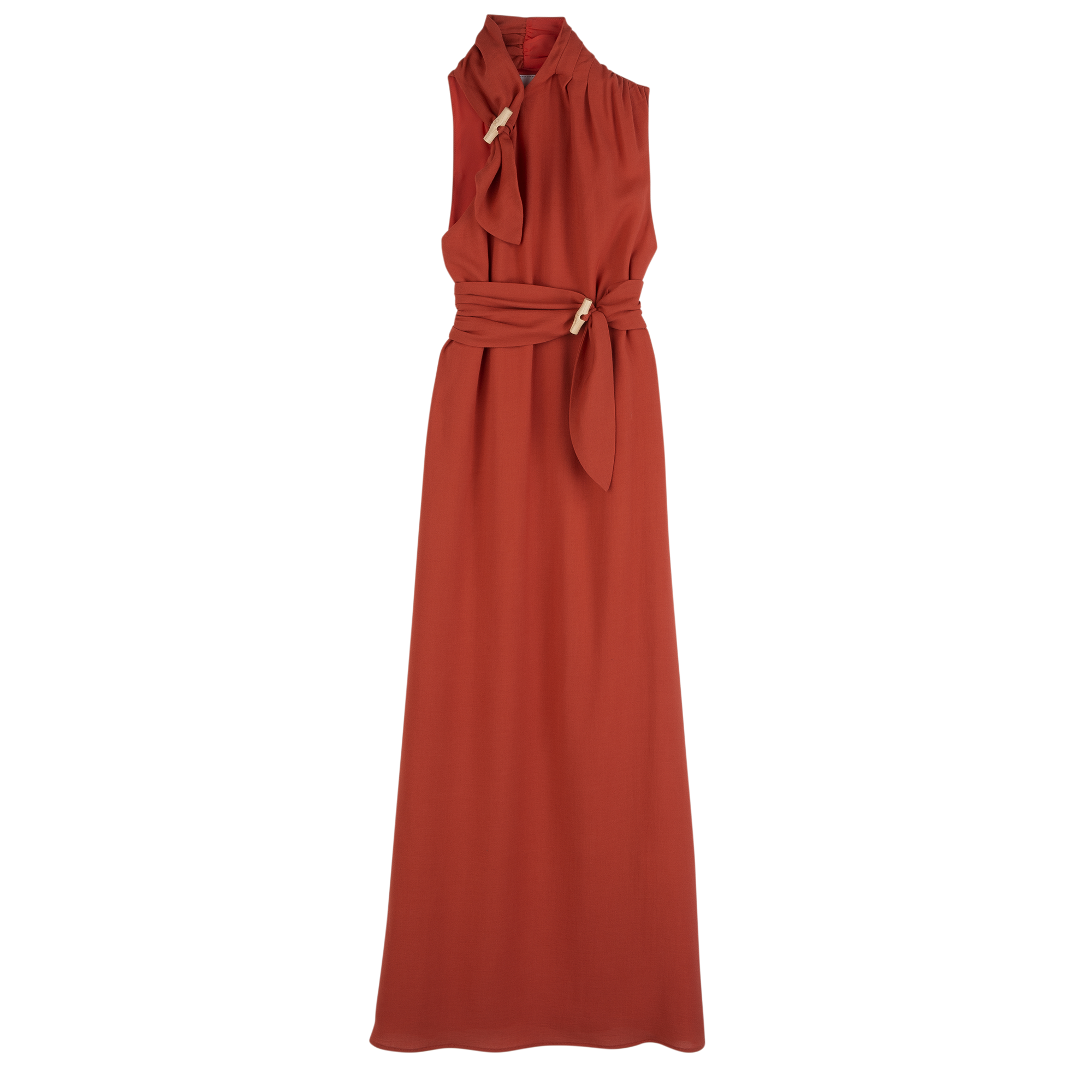 Dress / Red - Gabardine