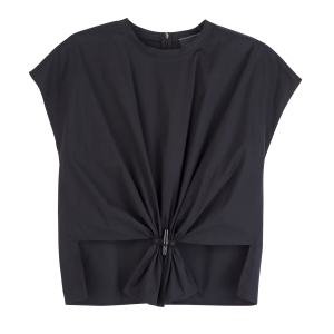 Top / Black - Popelin