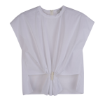 Top / White - Popelin