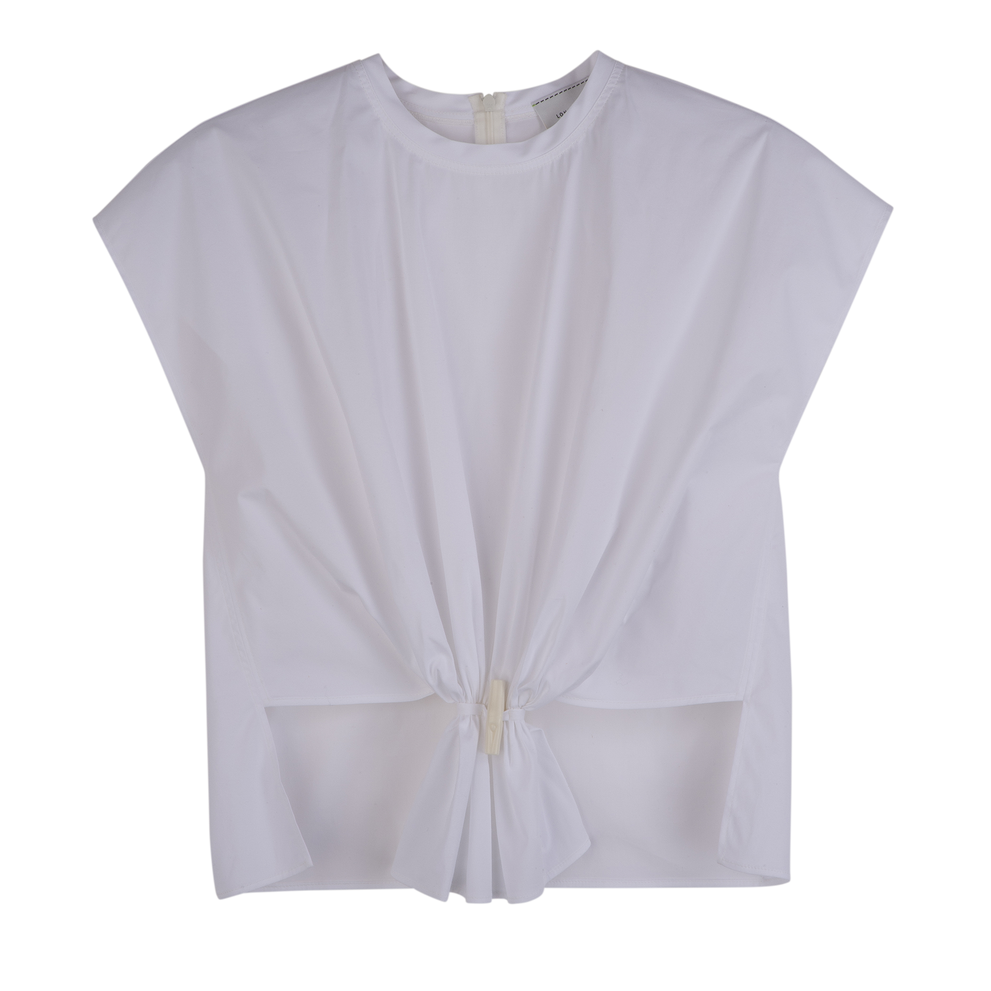 Top / White - Popelin