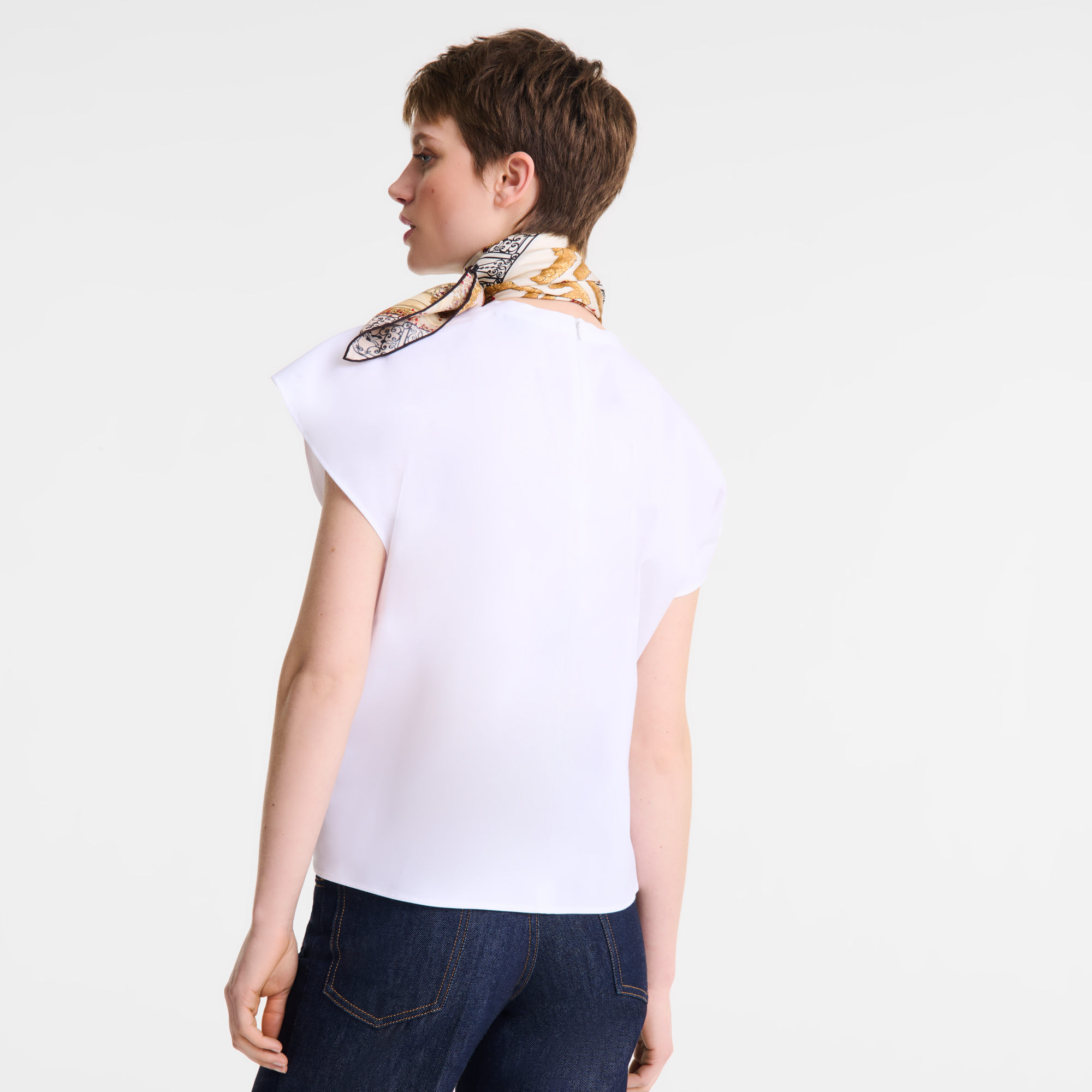 Top / White - Popelin - Image 3