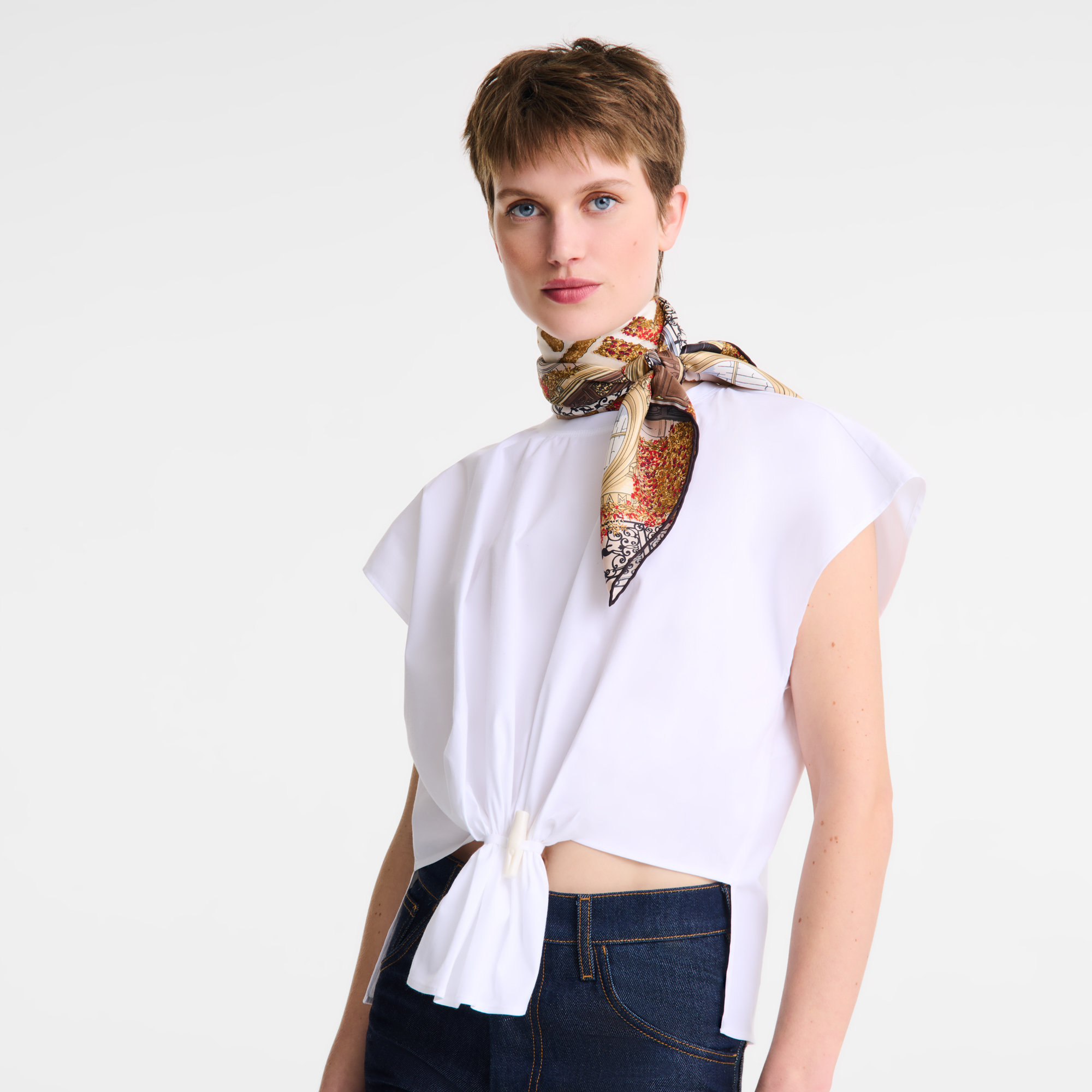 Top / White - Popelin - Image 4