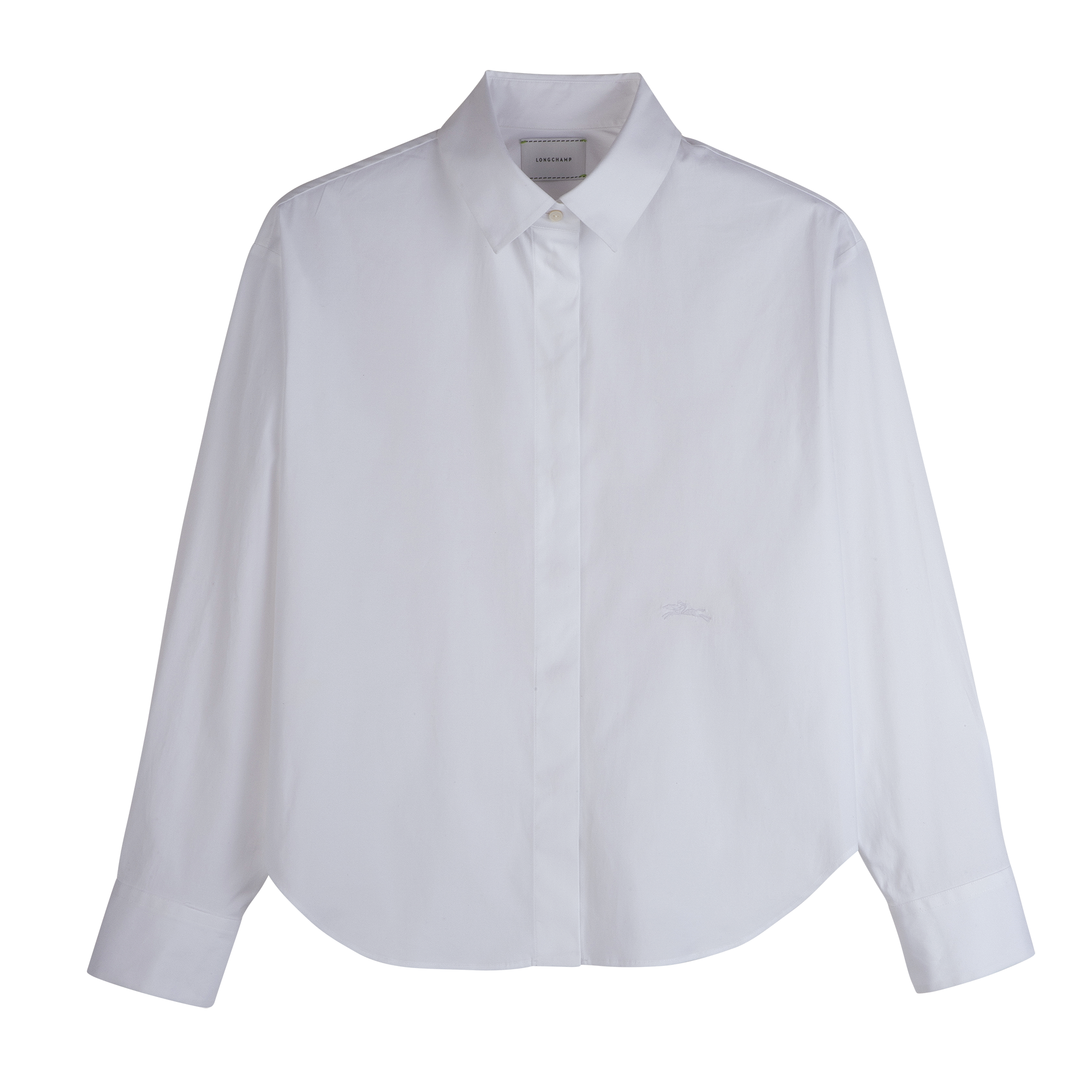 Shirt / White - Popelin