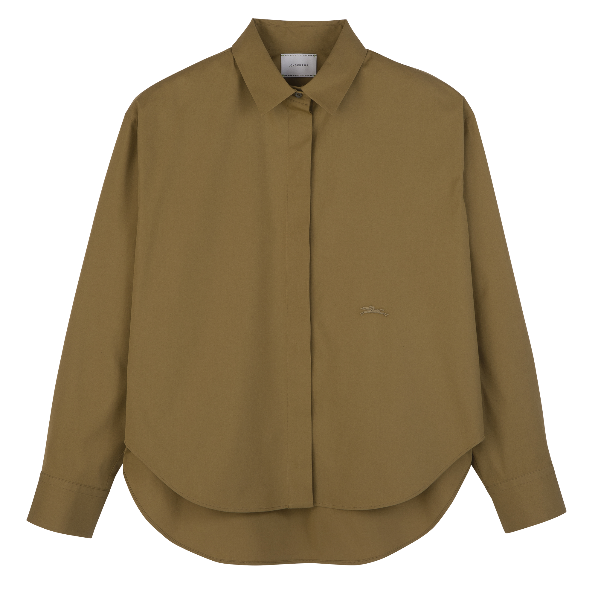 Shirt / Olive - Popelin