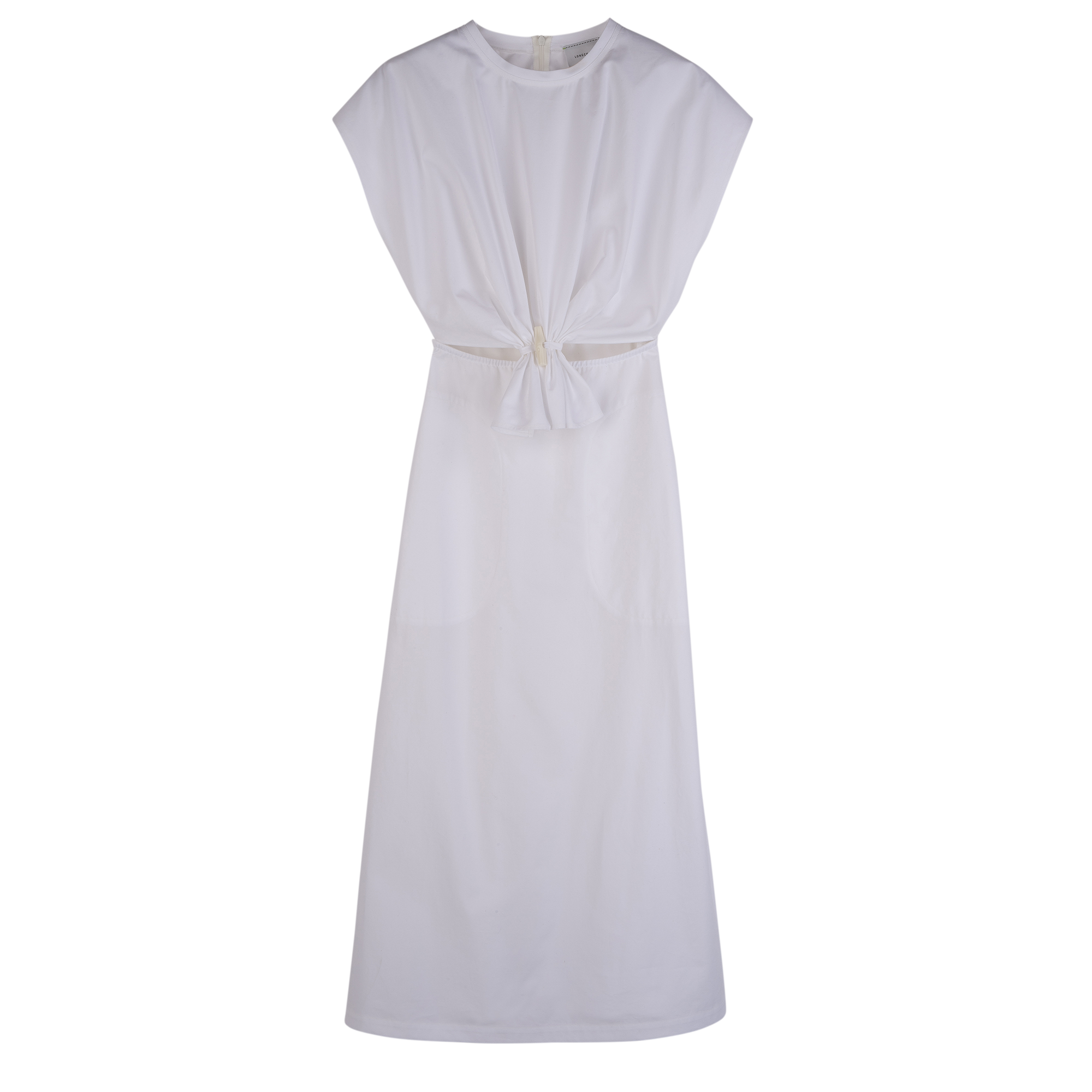 Dress / White - Popelin