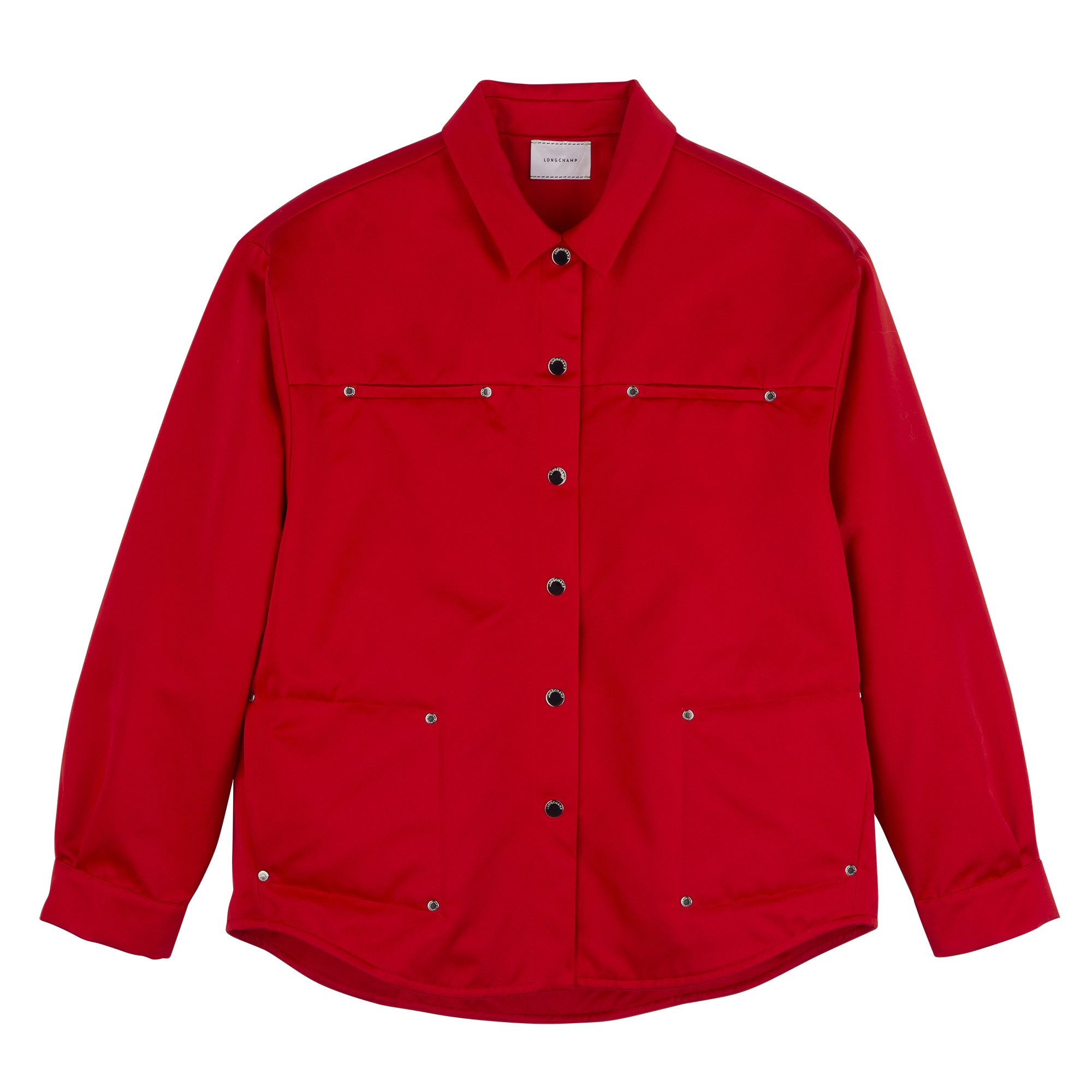 Shirt / Red - Techno satin