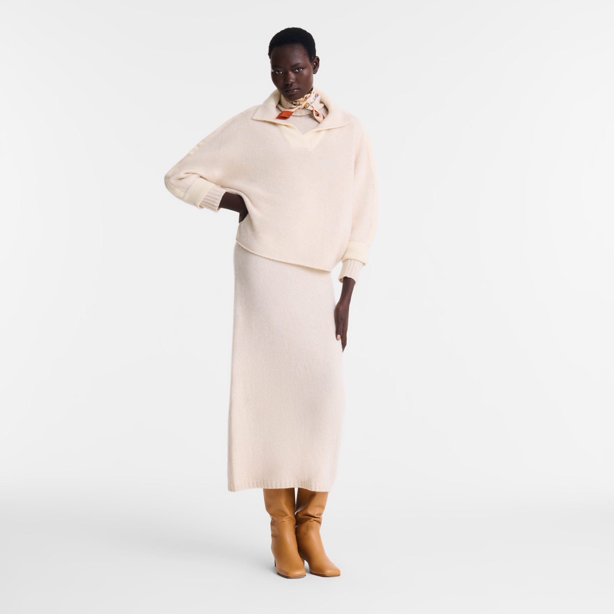 Sweater / Ecru - Knit - Image 2