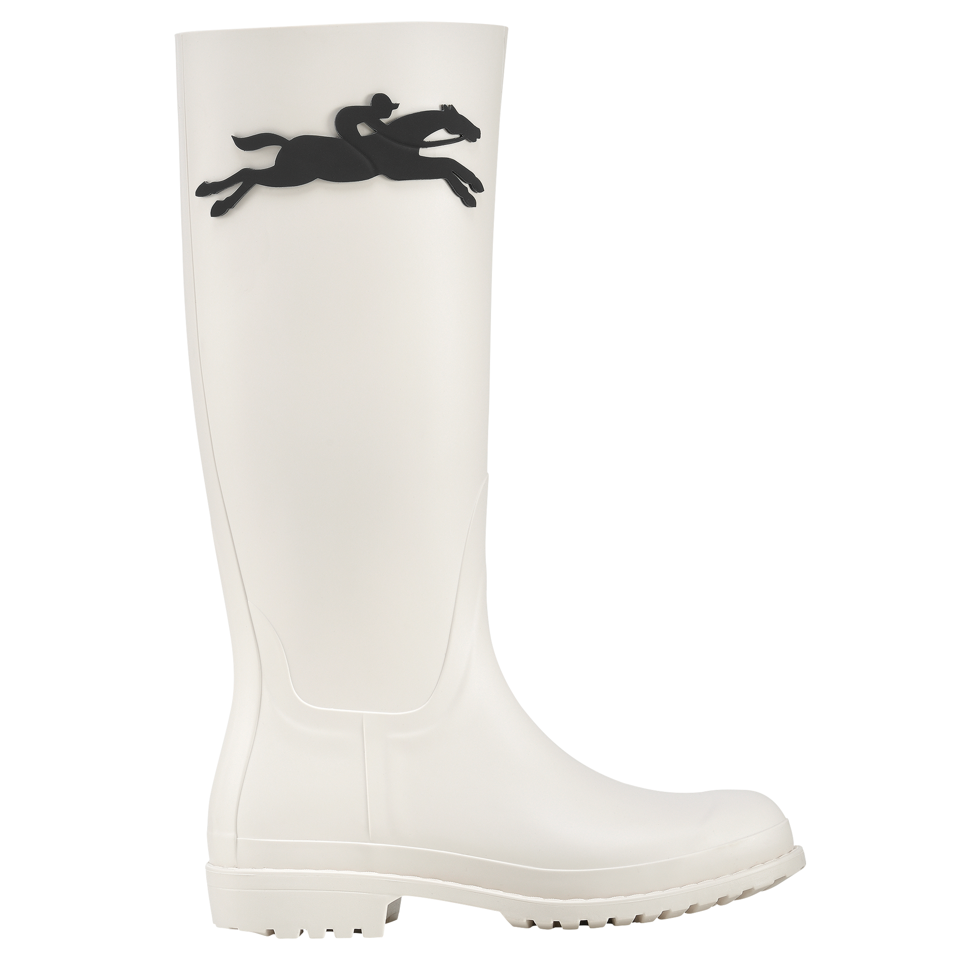 Cheval Longchamp Flat boots / Ivory - PVC