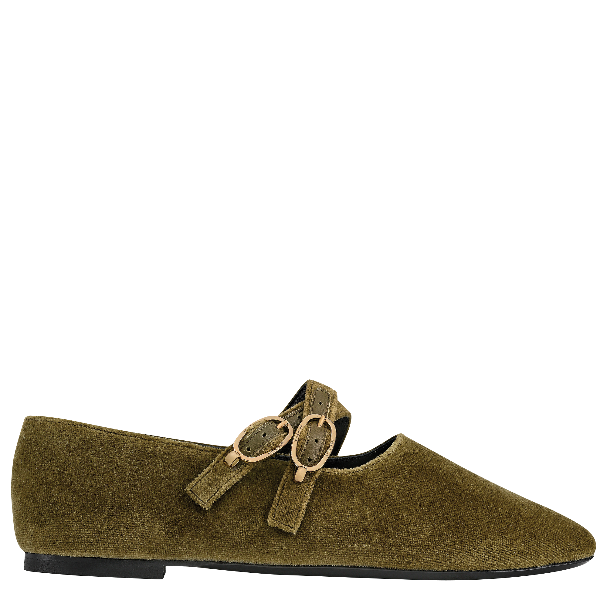 Le Foulonné Ballerinas / Olive - Leather