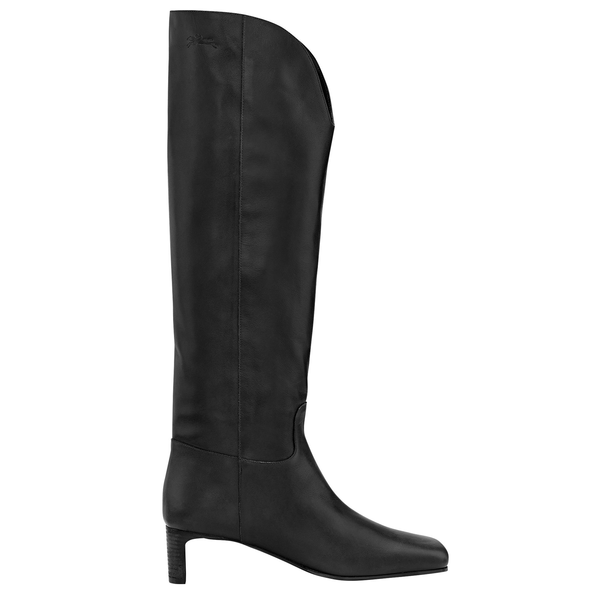 La Cavalière Heel boots / Black - Leather