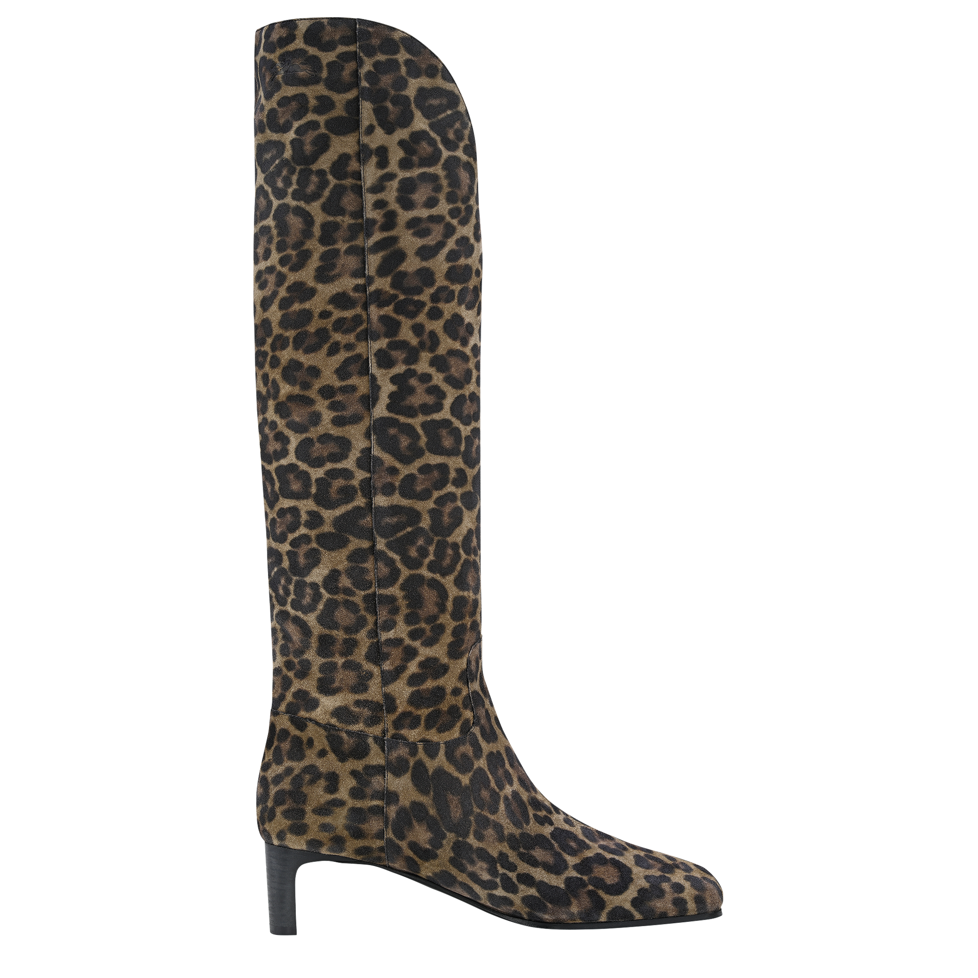 La Cavalière Heel boots / Khaki - Leather