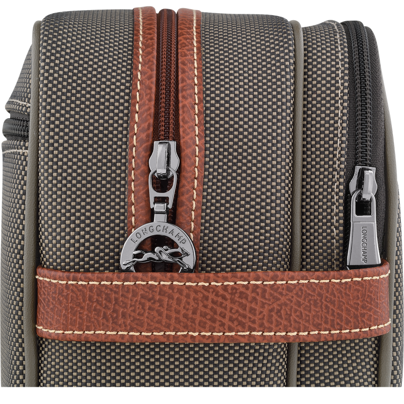 Boxford Toiletry case / Brown - Recycled canvas - Image 19