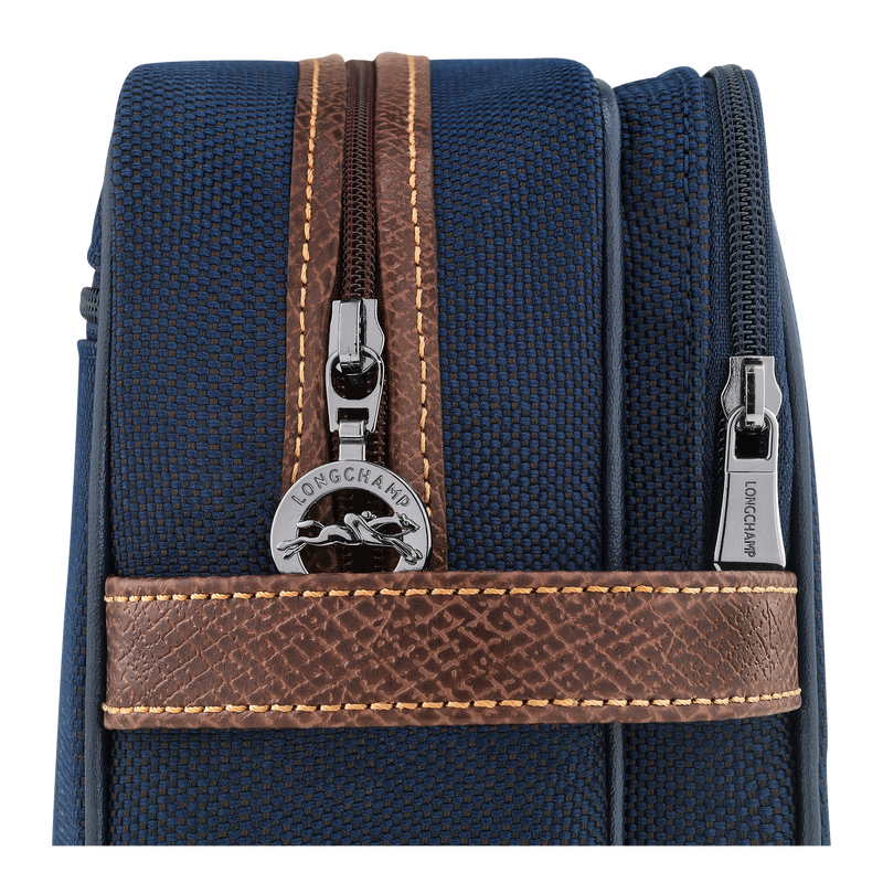 Boxford Toiletry case / Brown - Recycled canvas - Image 17