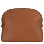 Le Foulonné Toiletry case / Caramel - Leather
