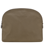 Le Foulonné Toiletry case / Caper - Leather