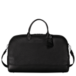Le Foulonné L Travel bag / Black - Leather
