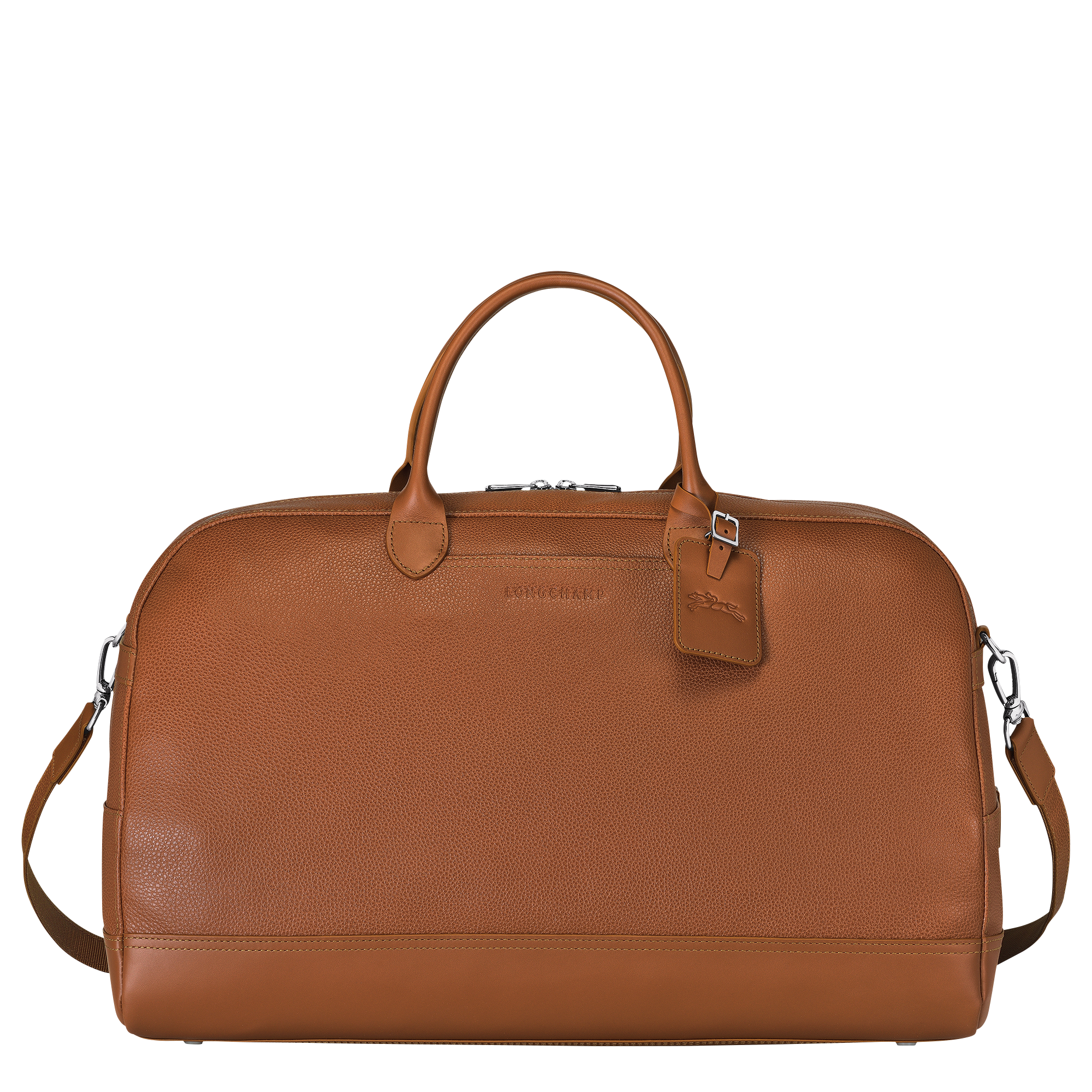 Le Foulonné L Travel bag / Caramel - Leather