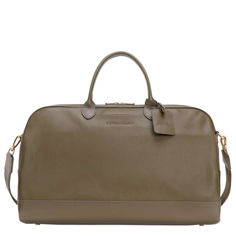 Le Foulonné L Travel bag / Caper - Leather - Image 9