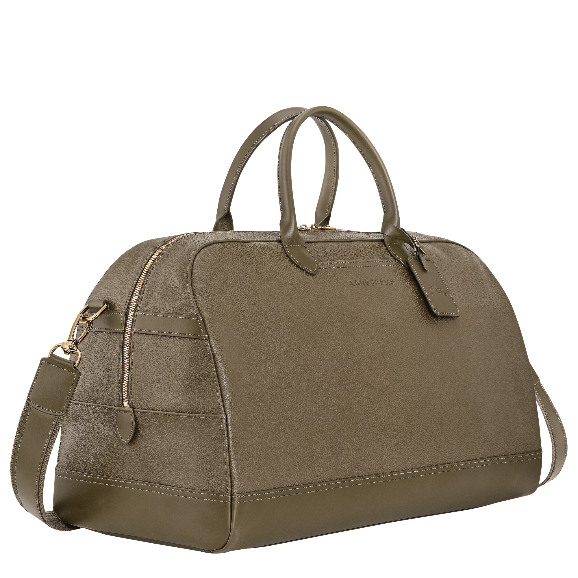 Le Foulonné L Travel bag / Caper - Leather - Image 3