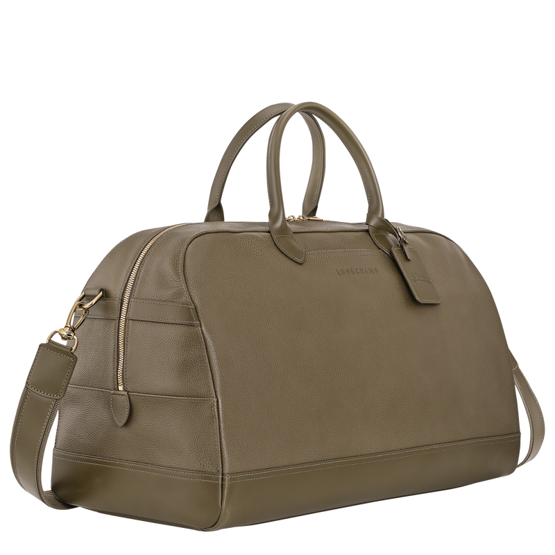Le Foulonné L Travel bag / Caper - Leather - Image 11
