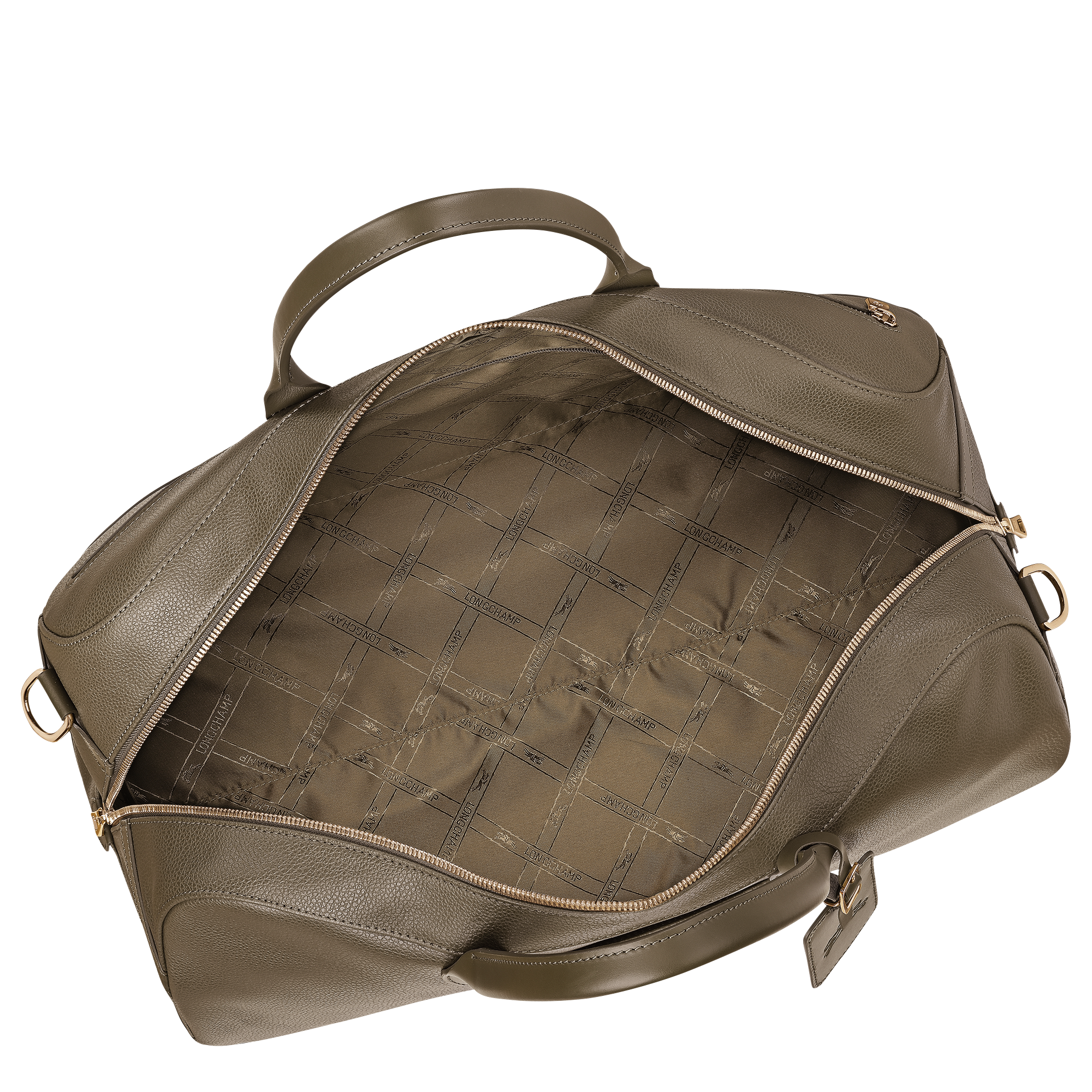 Le Foulonné L Travel bag / Caper - Leather - Image 5