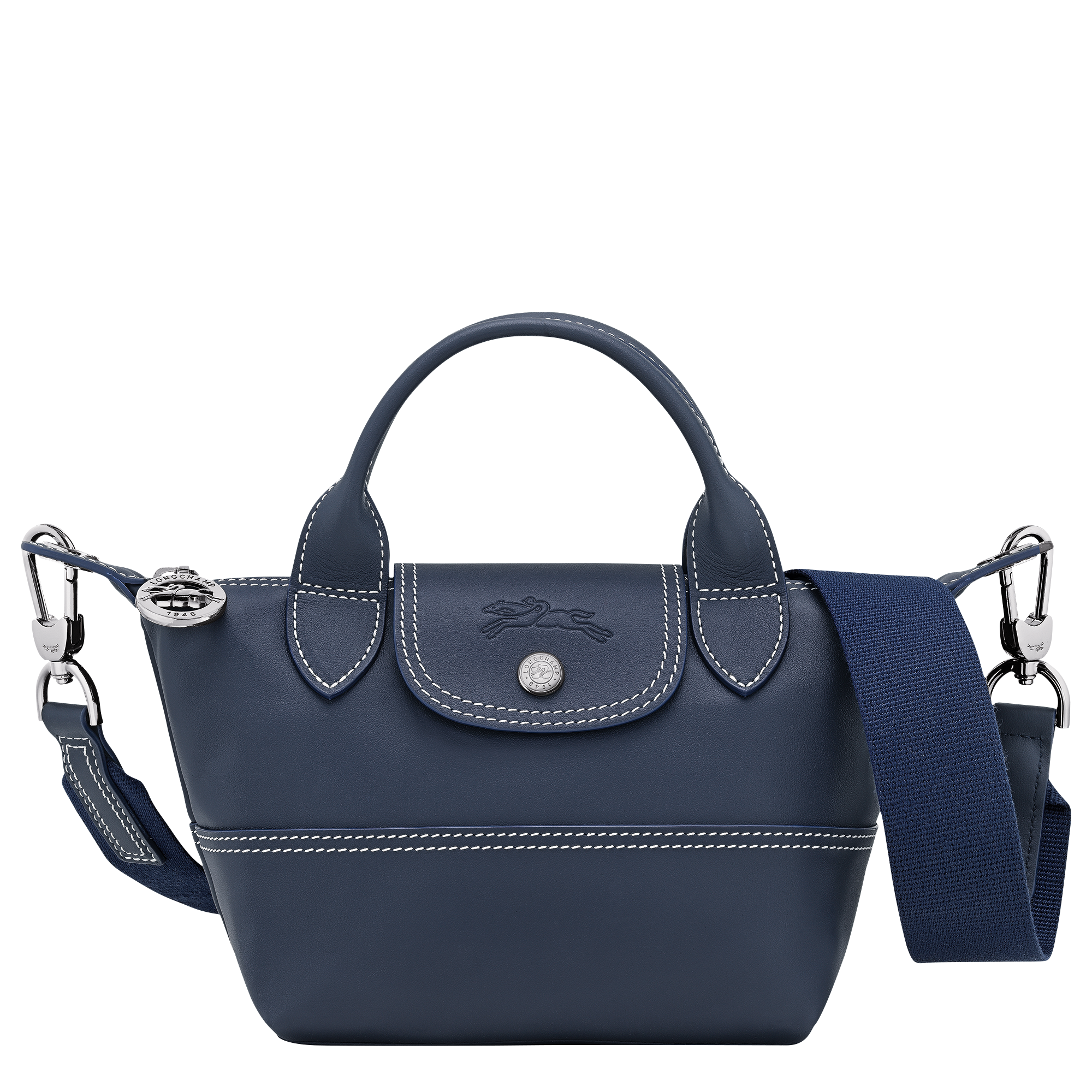 Le Pliage Xtra XS Handbag / Navy - Leather