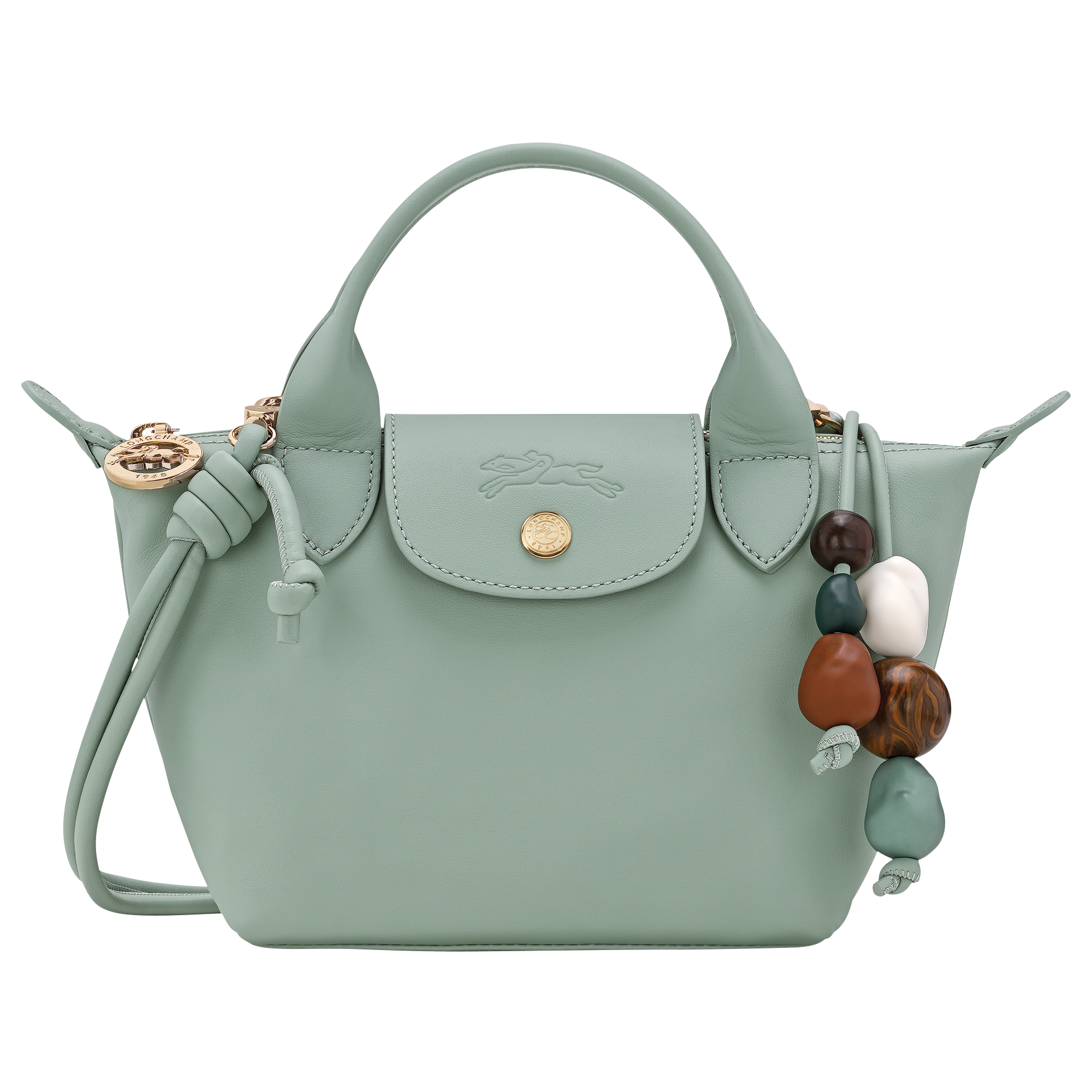 Le Pliage Xtra XS Handbag / Celadon - Leather