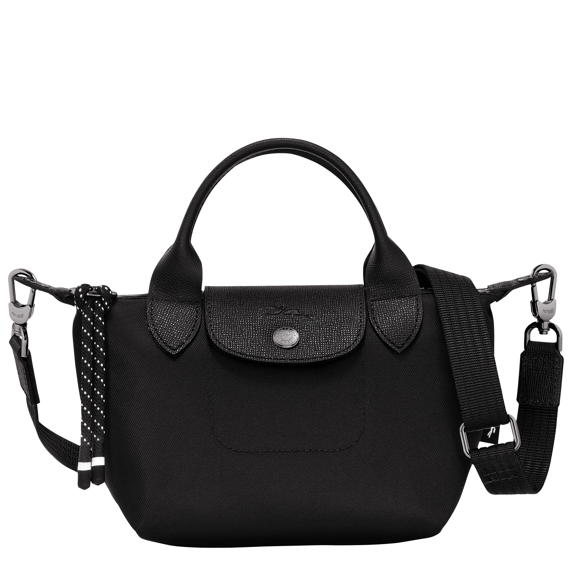 Le Pliage Energy XS Handbag / Black - Recycled canvas