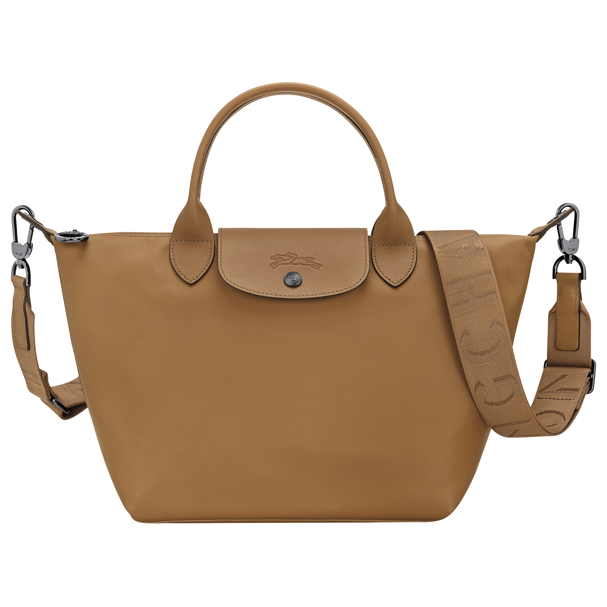Le Pliage Xtra S Handbag / Tobacco - Leather