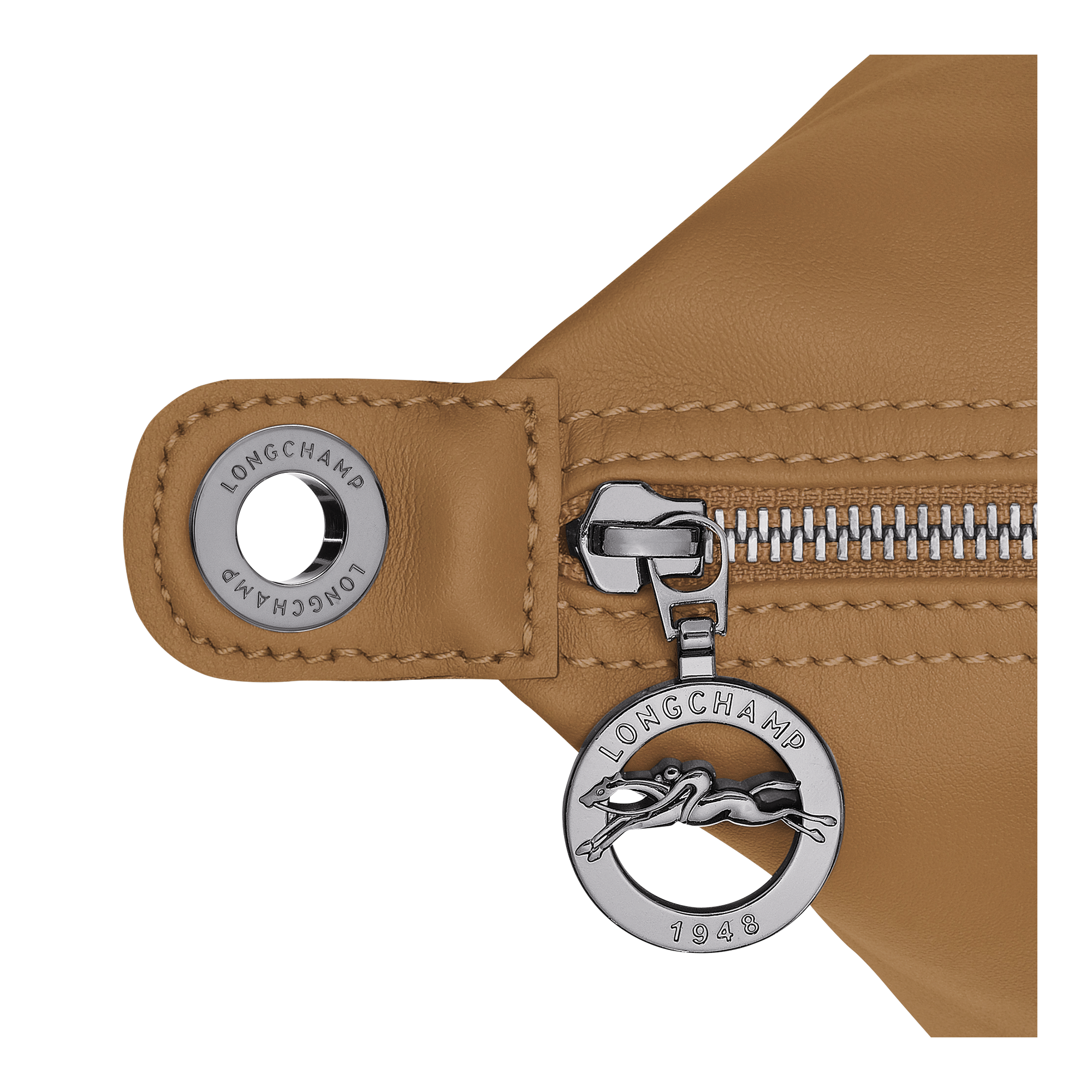 Le Pliage Xtra S Handbag / Tobacco - Leather - Image 6