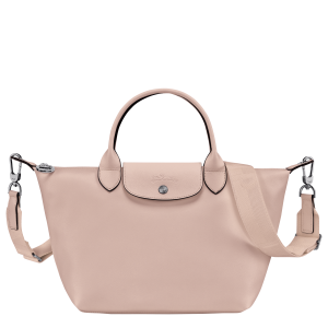 Le Pliage Xtra S Handbag / Nude - Leather