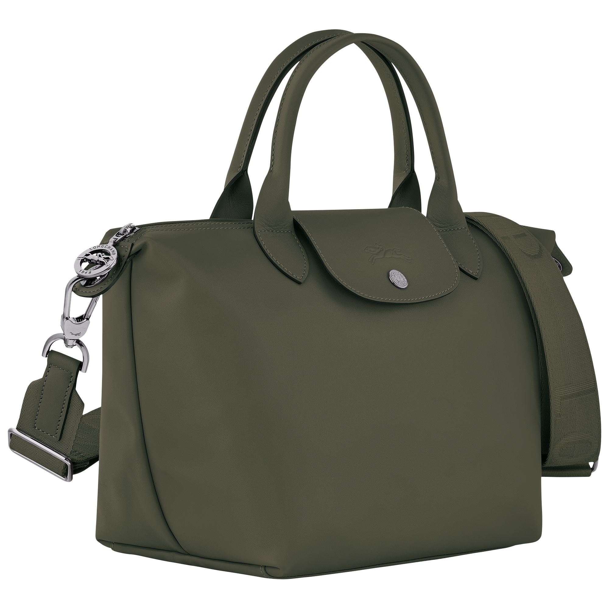 Le Pliage Xtra S Handbag / Fir - Leather - Image 3
