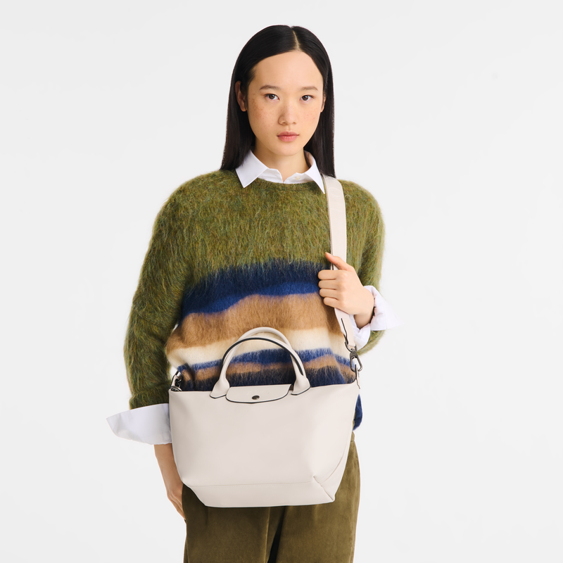 Le Pliage Xtra S Handbag / Turtledove - Leather - Image 27