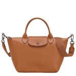 Le Pliage Xtra S Handbag / Cashew - Leather