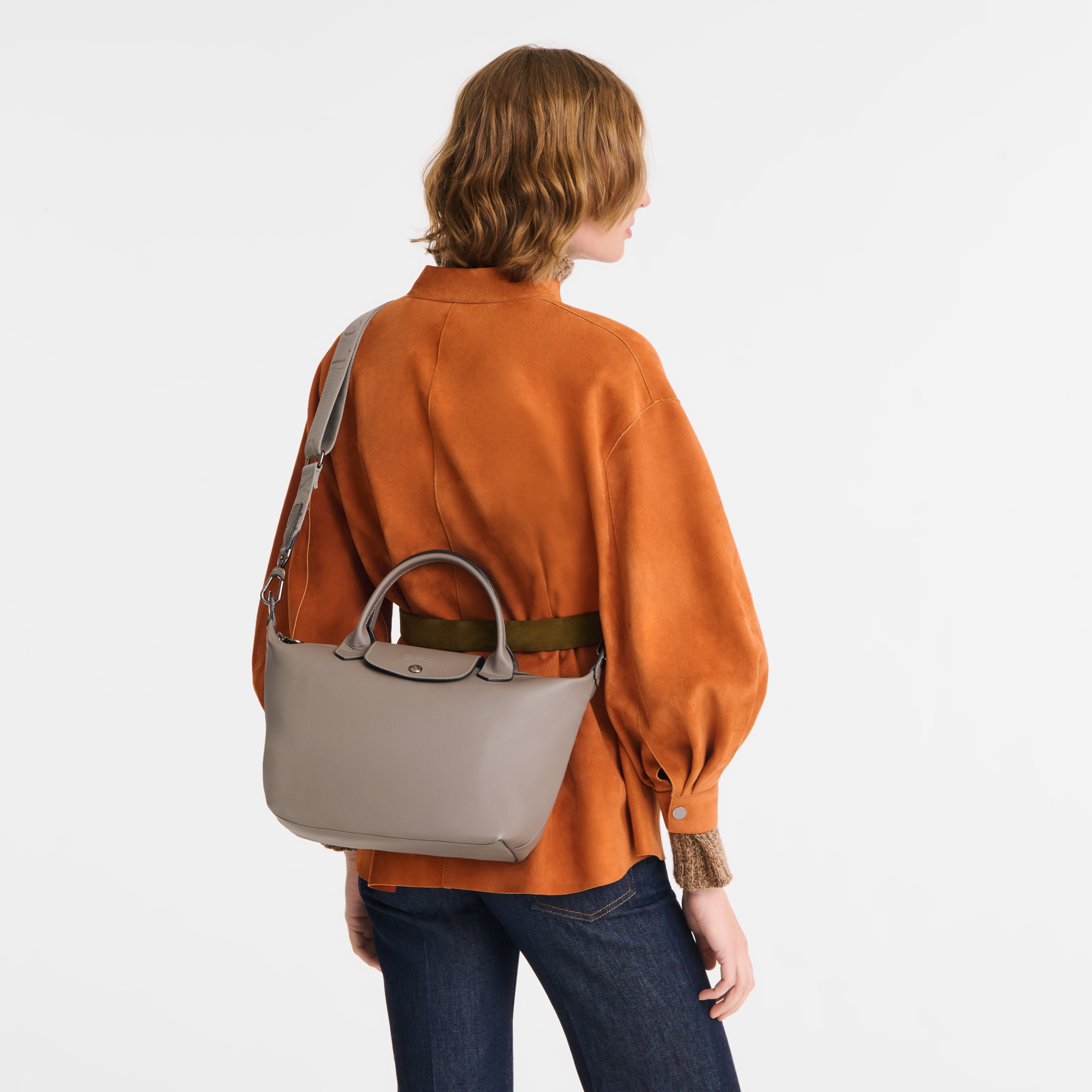 Le Pliage Xtra S Handbag / Turtledove - Leather - Image 2